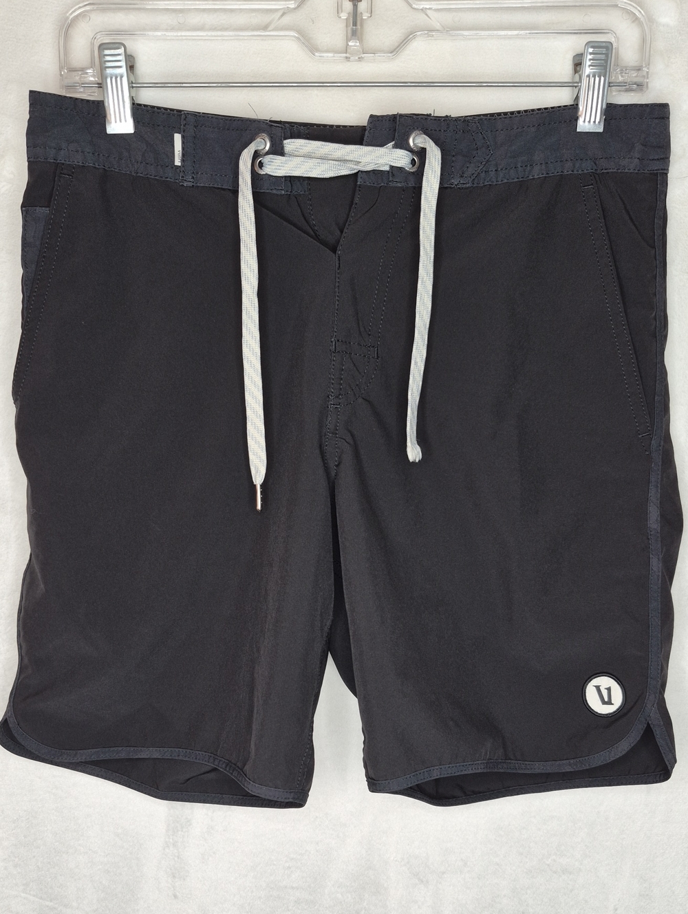 Vuori‎ Banks Camo Hybrid Athletic Board Shorts Faded Black 28